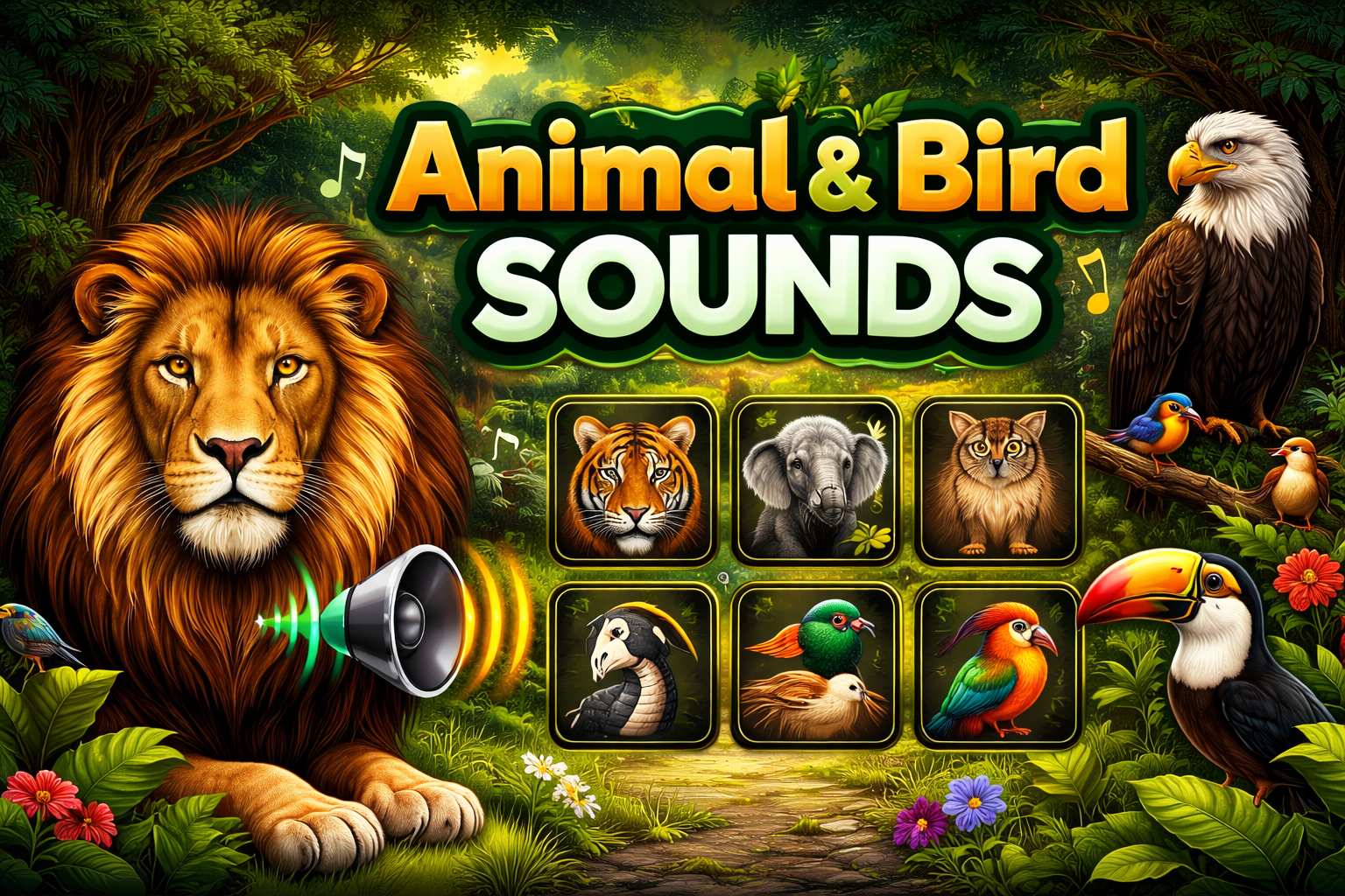 Animal Sounds app feature image