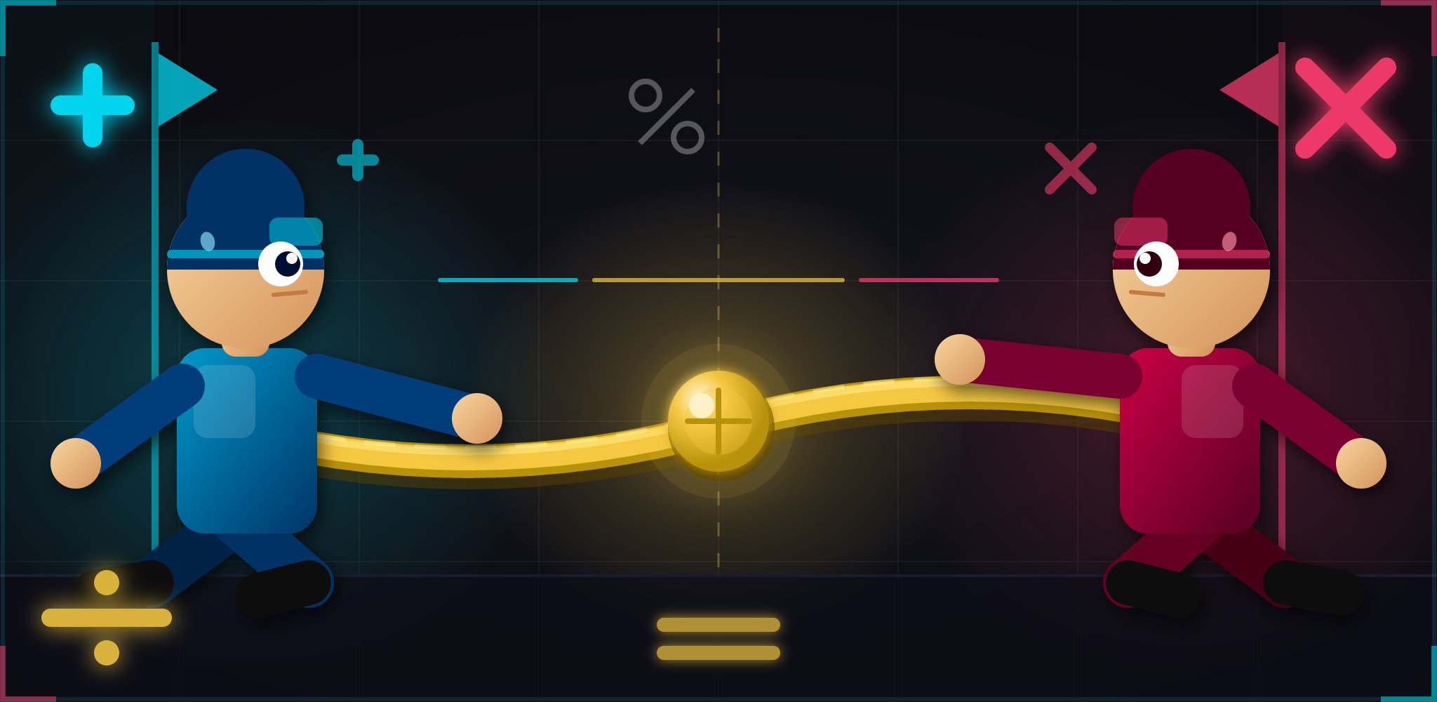 Math Tug of Clash app feature image