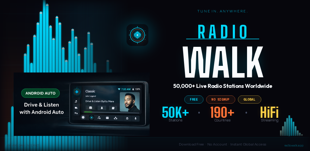 RadioWalk app feature image