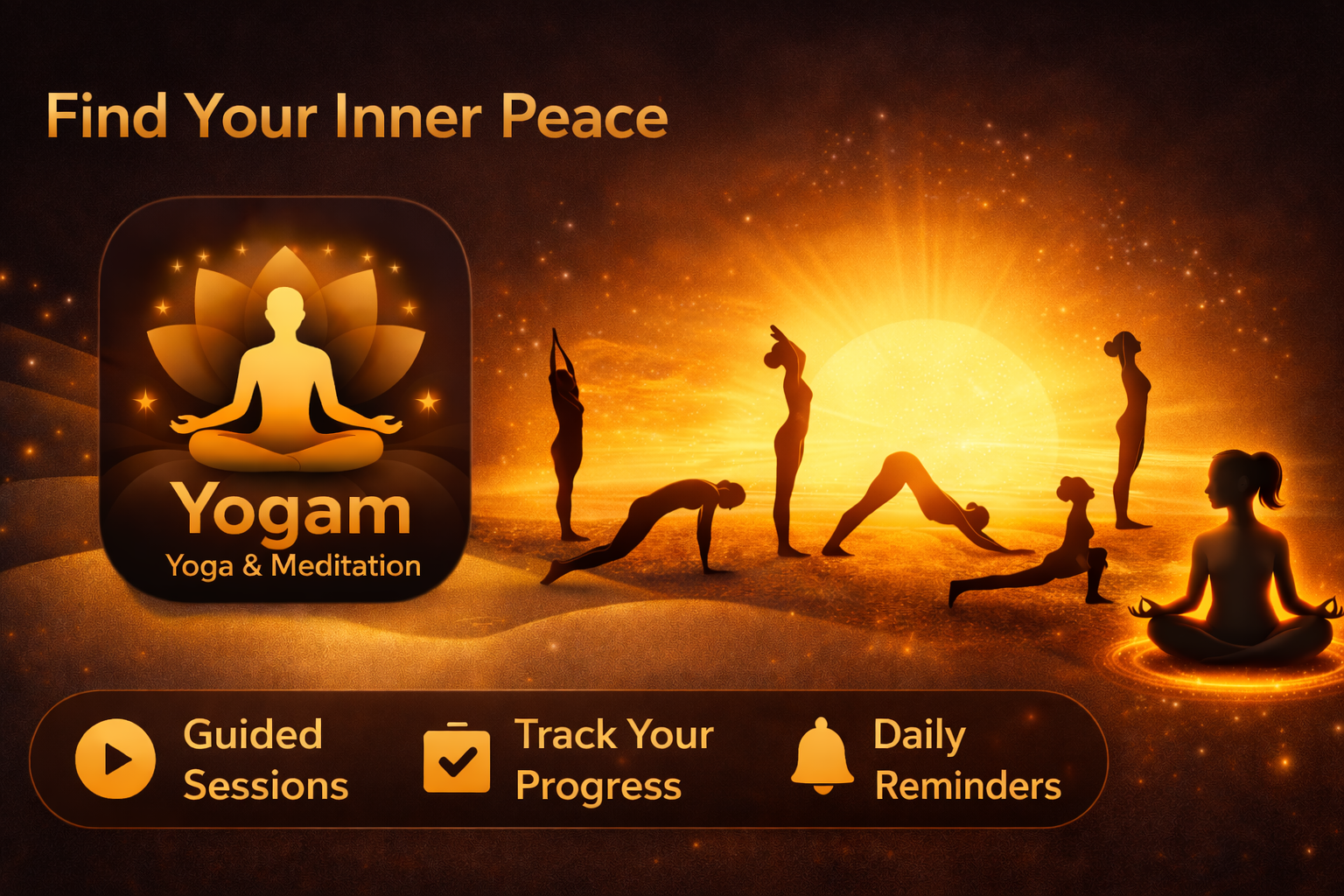 Yogam app feature image